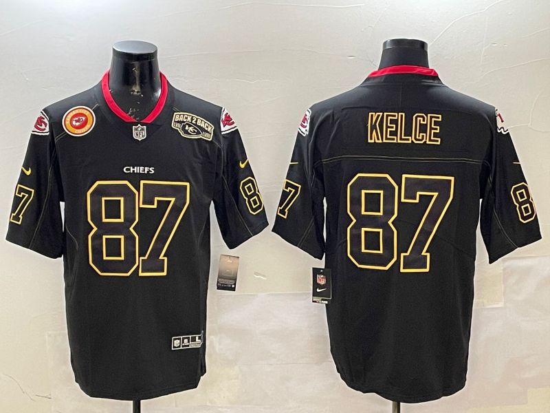 Men Kansas City Chiefs #87 Kelce Black Classic 2025 Nike Limited NFL Jersey style 7->kansas city chiefs->NFL Jersey